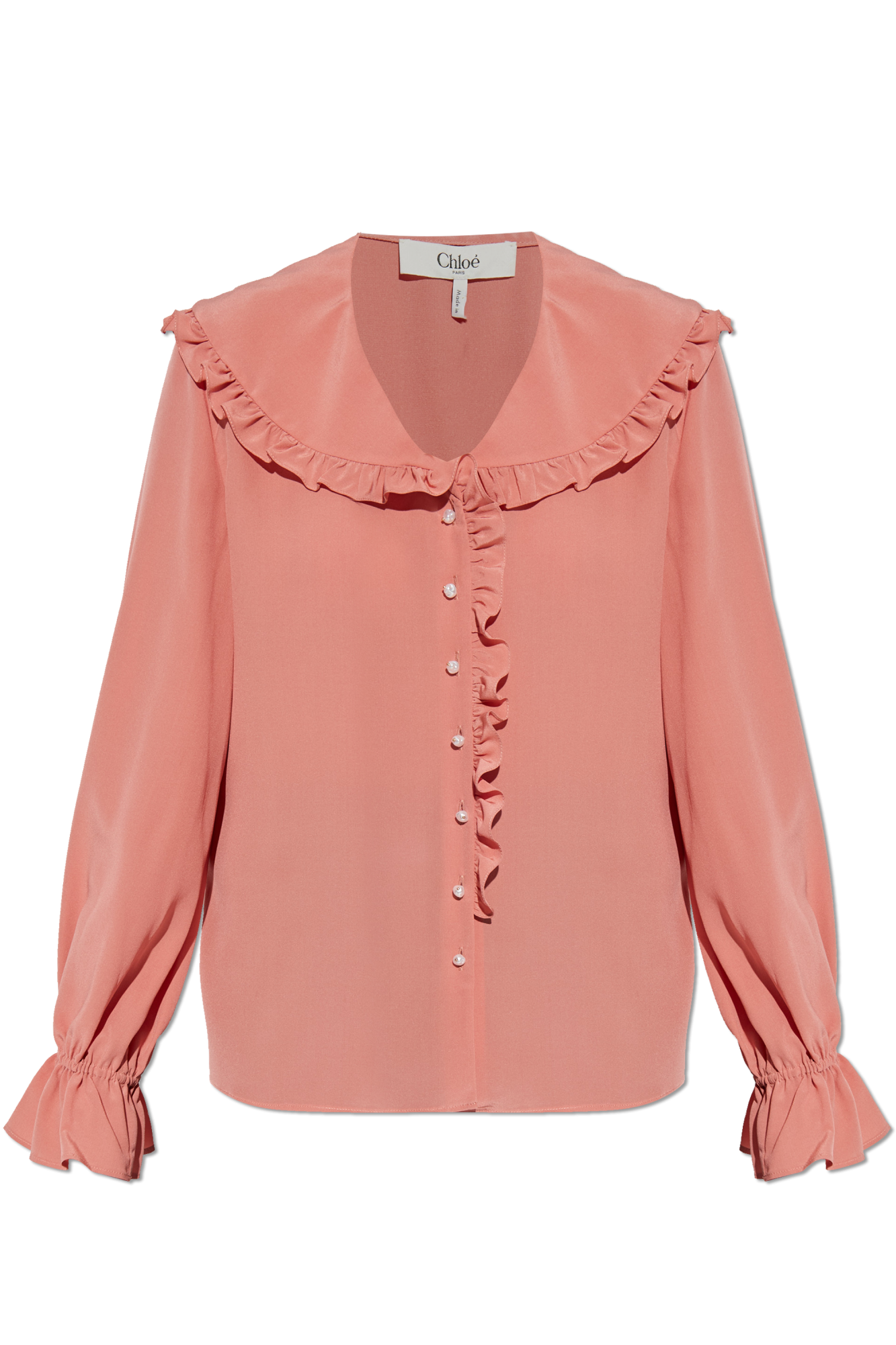 Chloé Silk shirt with ruffles | Women's | Vitkac